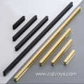 Aluminum Pull Gold Black Copper Long Wardrobe Handles